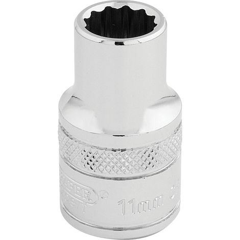 Draper 33095 Draper Expert HI-TORQ 12 Point Socket, 1/2"" Sq. Dr., 11mm (1/5)
