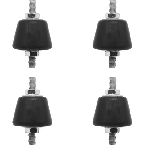 4 Pieds anti-vibrations, caoutchouc résistant, isolation bruit, pour climatiseur split mural (1/5)