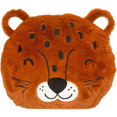 Coussin Enfant Panthère Jungle 30x30cm Marron (1/2)
