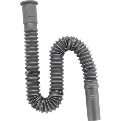 Tuyau flexible pour évier de cuisine et de salle de bain - conception extensible pour lavabos et bacs à linge - 1 pièce, 80 cm