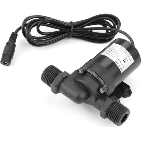 Minibomba de agua CC sin escobillas para calentadores solares de agua, 12 V, 0-80 ℃ (1/5)