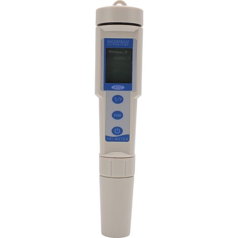 Stylo testeur de qualité de l'eau haute sensibilité, multifonctionnel et portable, pour le pH, le TDS et la température. (1/5)