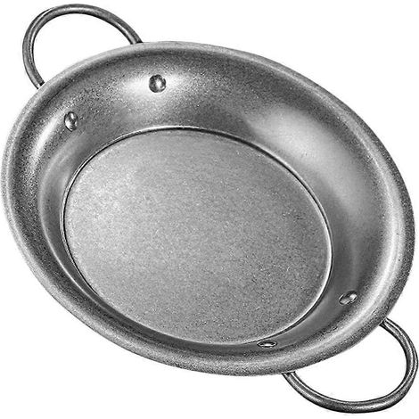 Poêle à paella au design rétro, double poignée, compatible avec les casseroles domestiques (1/5)