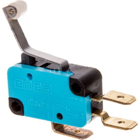Interruptor de fin de carrera miniatura 1CO, palanca curvada con rodillo de pl谩stico, T0-MK1MIP3
