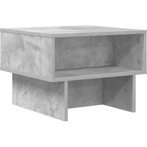 Maison Exclusive - Tavolino da salotto Grigio cemento 48 x 46 x 35 cm