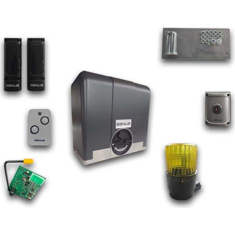 Kit Automatización Puerta Corredera FAAC GENIUS BLIZZARD 104015 433 900kg 230v (1/3)