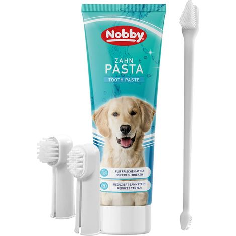 Nobby® Hunde Zahnbürstenset mit Zahnpaste mint