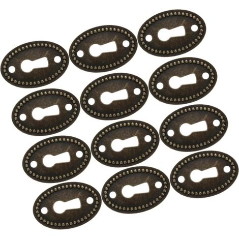 Uonlytech Lot de 12 plaques recouvrement ovales décoratives pour (1/5)