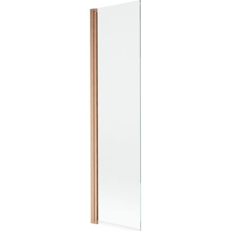 Mexen Mist paravento doccia a 1 anta 50 x 150 cm, trasparente, rame spazzolato - 8A9-050-001-65-00 (1/4)