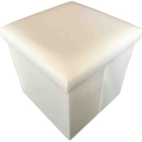 POUF CONTENITORE POGGIAPIEDI EDDY UNITO PANNA
