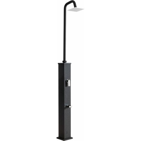 Steinbach Solardusche "Deluxe Supreme", schwarz, 20 x 20 x 226 cm