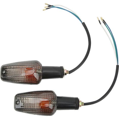 Stück Motorrad-Blinker, wasserdicht, superhell, für CB400, CBR929RR, CBR954RR, CBR600F4i, Schwarz
