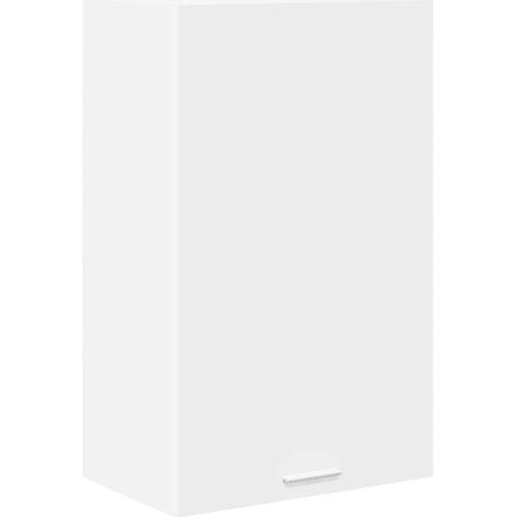 Armario moderno de pared con amplio espacio de almacenamiento 50 x 31 x 80 cm madera de ingeniería blanca 020053305 (1/5)