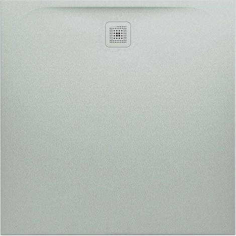 Receveur de douche carré LAUFEN PRO, écoulement latéral 1200 x 1200 x 33 mm, gris clair LAUFEN