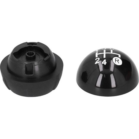 Pomello del cambio con copertura decorativa per Fiat 500 500C 2007-2018 LHD RHD-Crezuo (1/5)