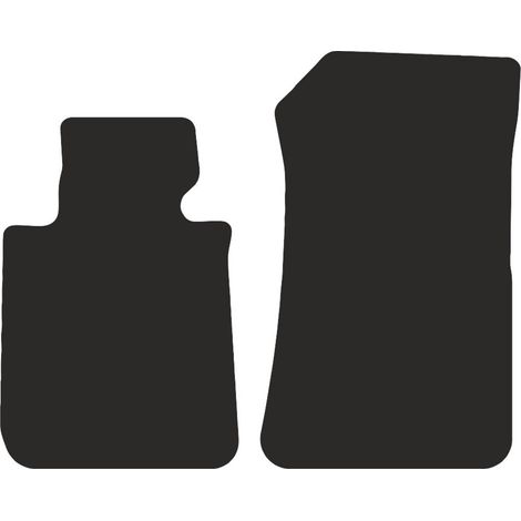 Tapis de sol avant basiques en velours pour : BMW Série 1 F20 à hayon (2011-2019) (1/2)