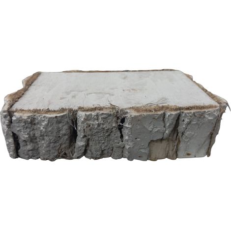 Legno Rettangolare 20x15 cm h 5cm con Corteccia Bianca Fetta di Betulla per Decoupage Fai da Te Centrotavola Artigianale Vassoio Shabby Chic Decorazioni (1/5)