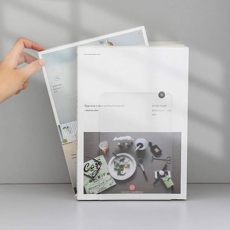 Porte-livre en acrylique transparent fin et robuste – Organiseur de bureau multifonctionnel pour bibliothèque d’enfants (1/4)