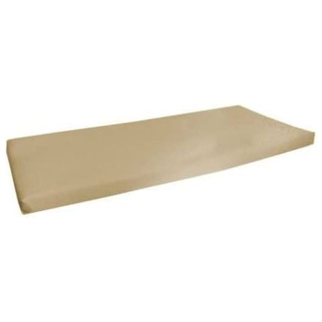 Padded Cushion Bench Patio 2 Person Outdoor/Indoor Water Resistant Padded Cushion � Cream (1/2)
