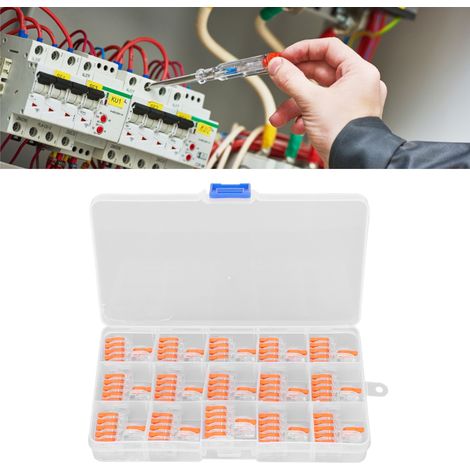 Répartiteur/connecteur de câble transparent DF-15 (15 pièces par ensemble) (1/5)