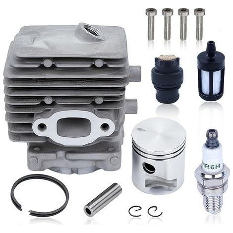Kit Cylindre-Piston Pour Stihl BG56 BG56C SH56 SH56C BG86 BG86C BR200 SH86 SH86C SR200 Souffleur de Feuilles, Cylindre avce Filtre à Carburant, bougie d'allumage, Remplacement 4241 020 120 (1/5)