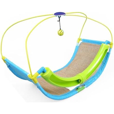Lit chauffant pour chat avec hamac, lit banane, boules d'herbe à chat et lit suspendu pour chats (1/5)