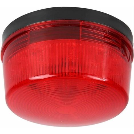 Haute 15 LED rouge stroboscopique d'urgence clignotant signal d'avertissement de trafic lumière clignotante pour lumière d'alerte intérieure ou utilisation de nouveauté(24V) (1/5)