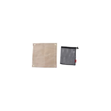 Tapis ignifugé en fibre de verre résistant aux hautes températures pour foyer extérieur, idéal pour les barbecues, le camping et les pique-niques. Accessoires de plein air pour barbecue, camping et pi (1/5)