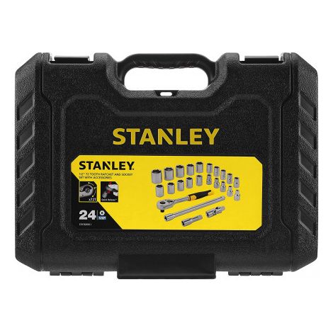 Juego de llaves de tubo Stanley 24 piezas (1/2)