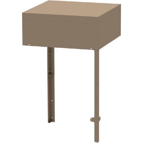 Support d'angle taupe pour cuisine extérieure - Le Marquier (1/2)