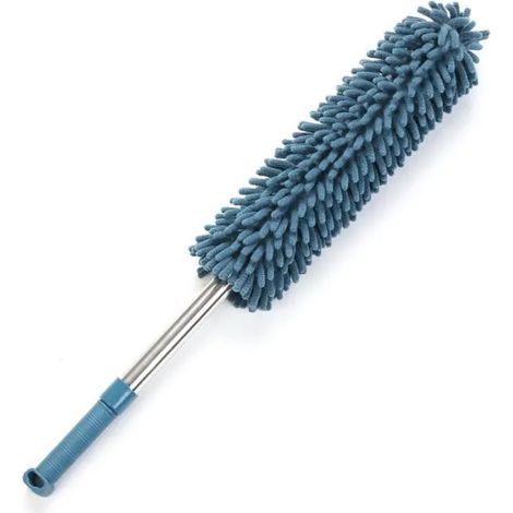 Plumeau Rétractable Brosse à épousseter électrostatique Produits de nettoyage (bleu marine) (1/4)