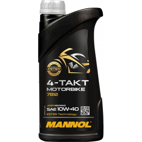 Motoröl 10W40 Mannol 4-Takt Motorrad 10W-40 - MN7812-1 (1/2)