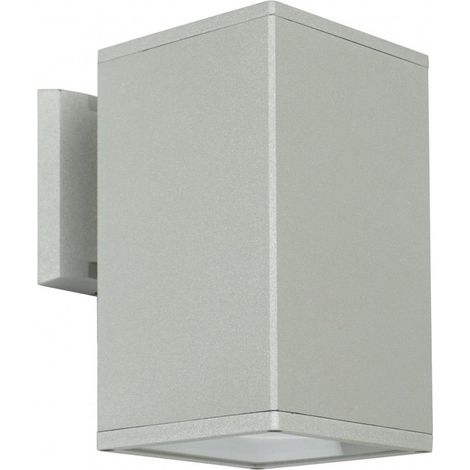 Applique esterna SU-MA Adela 8002 AL E27 argento IP54 (1/5)