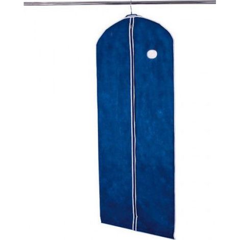 Housse Vêtement - 150 x 60 cm - Bleu Foncé - Polypropylène - Pour Voyage Et Rangement - 1 Pièce (1/3)