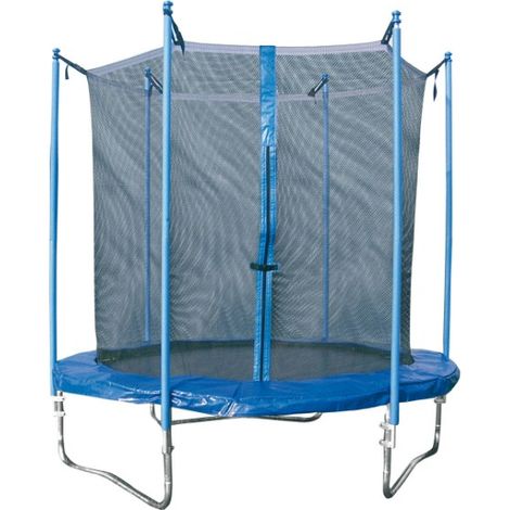 Trampolino Tappeto Elastico per Esterno con Rete di Protezione Diametro 183Cm Garlando Combi S (1/2)
