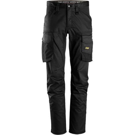 PANTALONE STRETCH SENZA GINOCCHIERA TG. 52 NERO (1/2)