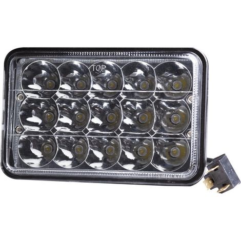 LED Arbeitsscheinwerfer LY8045C 12V 24V eckig schwarz - Auto Lampe Premium E-geprüft - Versand DE