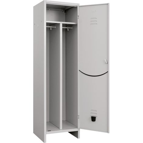 Schmutziger, sauberer, zerlegter Kleiderschrank Prometal – grau lackierte Sitze 1 H.Mm 1795 mm 500X500