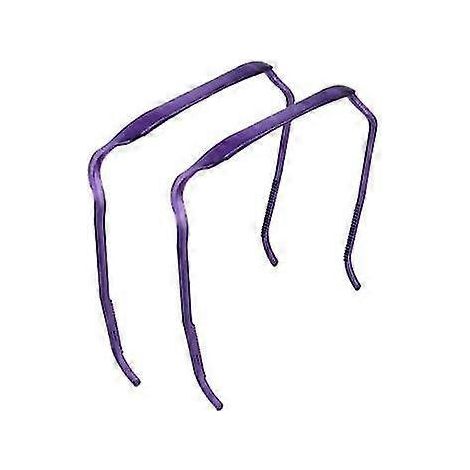 Stück Haarbänder für lockiges, dickes Haar (mittelgroß, unsichtbarer Haarreif), Haarbänder für lockiges, dickes Haar (groß), Styling-Werkzeug für lockiges Haar-Purple (1/5)