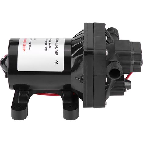 55 PSI, 3 Gallonen pro Minute, 7,5 Ampere, 12 V DC, selbstansaugende Wasserpumpe für Wohnmobile und Wohnwagen, 4008101E65 (1/5)
