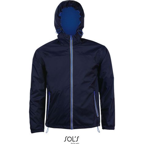 Cortavientos Unisex Forrado SOL'S SKATE M Azul marino / Azul royal