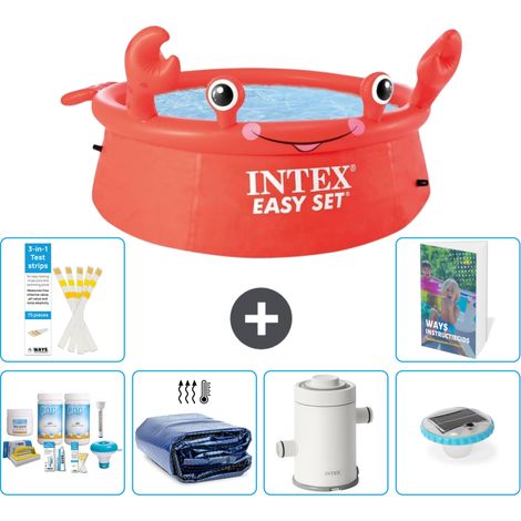 Intex Piscina Easy Set Rotonda - Granchio - 183x51 cm - 7-pezzi  S54