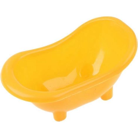 Baignoire pour petits animaux, lit pour hamster, jouets pour cage, bac à sable en plastique pour rat (1/5)