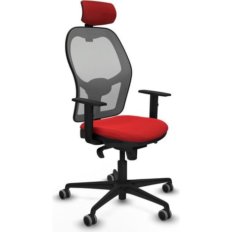 Piqueras y Crespo Jorquera Silla de oficina ergonómica roja