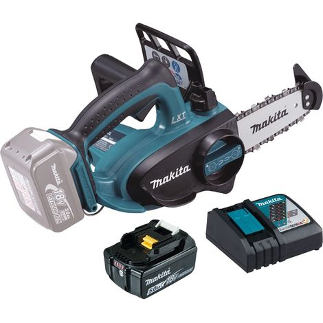 Nom: Tronçonneuse sans fil Makita DUC122RT 18 V / 1x batterie 5,0 Ah + chargeur