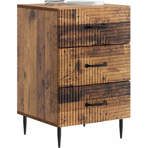 Maison Exclusive - Nachttisch Altholz 43 x 41 x 66,5 cm Holzwerks