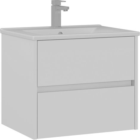 Mobile lavabo "Side 65 v2" - 65 x 45 x 52 cm - Bianco opaco (1/3)