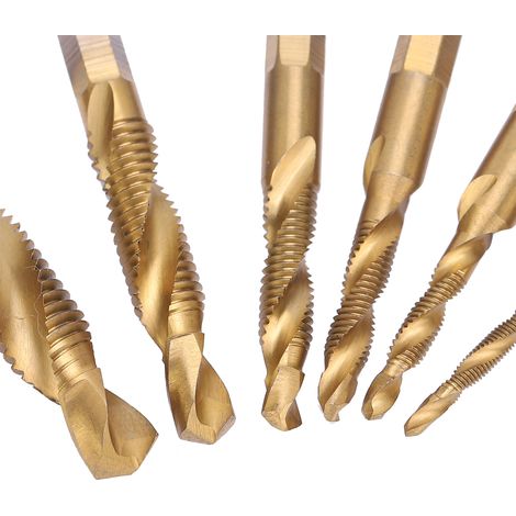 Jeu de tarauds composites tout-en-un M3-M10 (jeu de 6 pièces, long) (1/5)