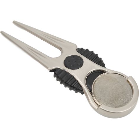 Marqueur de green amovible en alliage de zinc, outil de réparation portable pour divots de golf (1/5)
