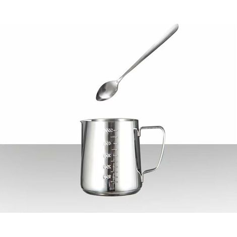 Fabrication de Bougies Verser Pot 1000Ml en Acier Inoxydable Chaudière Melting- Pot De Cire Bougie Faire Lanceur Bec Verseur Antigoutte Conteneur Pot à Tasse avec Poignée (1/5)